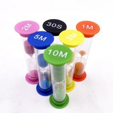 양치 사우나 찜질방 시간별 타이머 모래시계 6종세트, 6개한세트