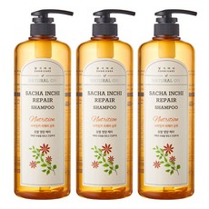 댕기머리 허벌 리페어 샴푸 동백, 1L, 3개