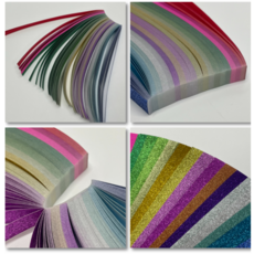 종이마루- 레인보우 반짝이 별접기 별종이 세트 종이별접기 종이접기 별종이 별접기 별색종이 약360매, 상세페이지 참고, 1세트