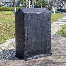 길냥이 비닐하우스 길고양이 방한 투명 겨울급식소 온실, 1개, 100 50x150cm 차양 커버 + 프레임