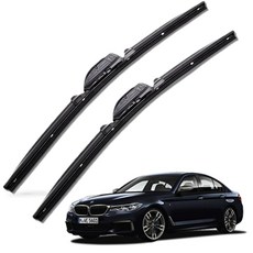 BMW 5시리즈 전차종 순정(호환)형 자동차 프리미엄 하이브리드 와이퍼 윈도우브러쉬 1+1세트, 5시리즈 G30-PR650+475mm커넥터B2