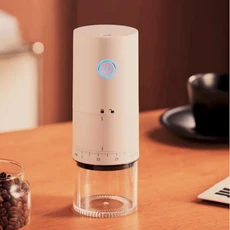 USB 충전식 전기 커피 콩 그라인더 38 외부 조절식 주방 액세서리, 01 995 white