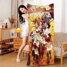 애니메이션 비치 수영 타월 흡 수건 선물 여행 캠핑 체육관, 1개, 7. ZQ-260227173