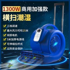 바닥 제습기 송풍기 습기 러그 제거 상업용 드라이어 말리기 카펫 제습 180W 거실, 4 상업용 대형 1300W 내추럴