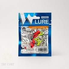 싸파 지그헤드 3.5g 1/8oz 10개입 컬러 루어 낚시 바늘 훅 채비