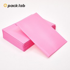 이팩랩 핑크 뽁뽁이 안전봉투 에어캡봉투 접착식 택배 포장봉투 완충봉투 의류 악세사리 포장, 50개