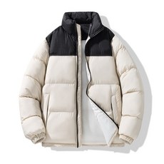 男士冬季立領保暖外套 復古美式潮牌休閒夾克