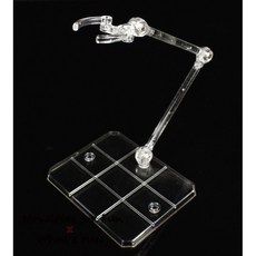 高透明模型支架 MG HG RG鋼彈 ROBOT魂 SHF SIC 多用途萬用支架 6吋公仔展示, 1個