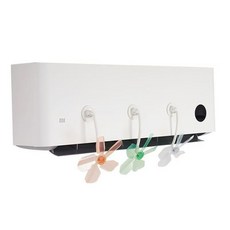 MI 空調疏風器 導風扇 防直吹 不凝水 柔化冷風, 1個, 空調疏風器：,3個