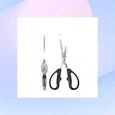 스테인리스 게가위 게포크 꽃게 대게 킹크랩 손질용 주방가위, 1개