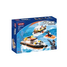 타운 히어로즈 해양경찰 고속정 어선 st33367 502pcs 8세~초등블록 112경찰, 1개