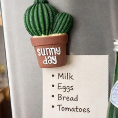 선인장 냉장고 자석 5p세트 화이트보드 입체 메모자석 MD2026-TRC001, 단품