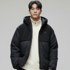 아디다스 패딩 시티 이스케이프 블랙 방한자켓 신발클리너제공