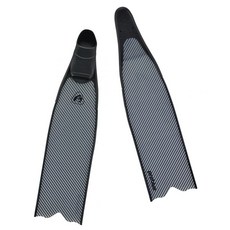 PROBLUE F-800 玻璃纖維蛙鞋 自潛玻纖長蛙 (3K斜紋), 黑,XXS