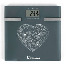 디지털 체지방 체중계 강화유리 평면 발판 숫자표시 가정용 몸무게 측정기