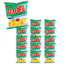 추억의과자 감자알칩 27g, 15개