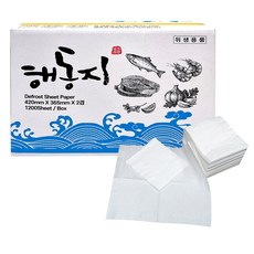 세이크린 천연펄프 무형광 해동지 대형 420mm 1200매, 1개, 1200개입