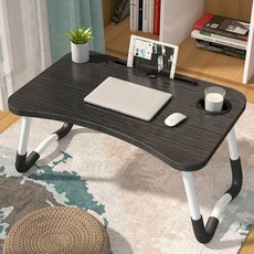 좌식책상 노트북책상 식탁 밥상 침대 베드 테이블, 핑크, 핑크