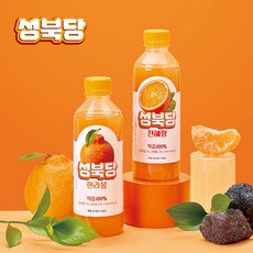 성북당 제주프리미엄감귤 천혜향 착즙주스 한라봉 착즙주스 (1세트), 2개, 340ml