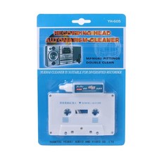 헤드 클리너 및 모든 오디오 카세트 덱 플레이어용 카세트 테이프, 1pcs, 1개