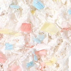 它適 純紙紙棉 倉鼠墊料 無塵保暖 寵物紙棉 倉鼠/兔子/天竺鼠適用, 1個, 它適-糖果雲, 400g