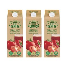[돈시몬] 100프로 NFC 착즙주스 2L 토마토 X 3팩, 1세트