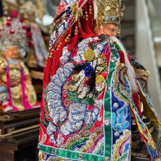 手工三角麟半手工紅色龍袍，廣澤尊王、媽祖、天上聖母、朱府千歲適用，排隊搶手高CP值神明衣, 1個, 尺二長