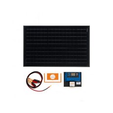 세이브솔라 30W 패널+ 10A콘트롤 보드형 배터리 방전방지 세트, 1개