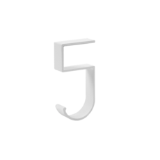 5字型桌邊掛鉤 免打孔桌邊掛鉤 包包雨傘掛鉤 太空鋁 多用途掛鉤 置物鉤 露營免釘鉤, 5字型桌邊掛鉤-白色, 2個