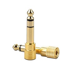 잭 3 5 스피커 커넥터 6 35mm 남성 3 5mm 여성 오디오 커넥터 3 5 잭 Aux 케이블 스피커 기타용 6 35, 1 PC