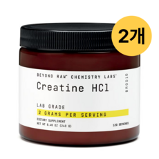 비욘드 로우 케미스트리 랩스 크레아틴 HCI 240g, 2개
