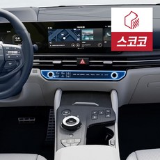 더 뉴 스포티지 NQ5 페이스리프트 지문방지 저반사 센터 공조기 액정보호필름, 올레포빅