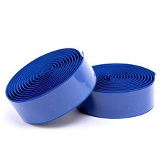 Vinqliq 새로운 슈퍼 소프트 자전거 사이클링 핸들바 그립 테이프가 바 플러그로 뒷면을 감쌉니다(다색), Blue