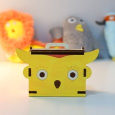 해솔 DIY 태엽 오르골만들기 부엉이 미니오르골, 빠른배송