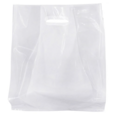 베스트팩 PE 무지 비닐쇼핑백 일반 소 23 x 12 x 35 cm, 투명, 100개