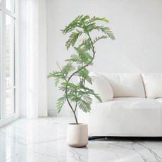 居家森林系藍花楹1.8公尺室內大型仿真植栽, 北歐居家森林系藍花楹1.8公尺室內大型仿真植栽（贈送花盆）, 1個