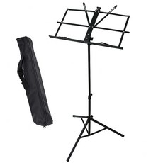 Mobach 휴대용 접이식 악보 보면대 악보대 MS-300, MS-300(블랙), 1개