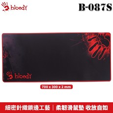 雙飛燕 Bloody 血手令 B-087S 狂血鬥士 電競鼠墊 750 x 300 x 2mm, 1個