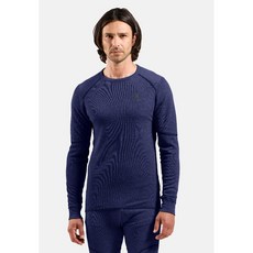 ODLO X-WARM 男款銀離子加強保暖圓領排汗內衣