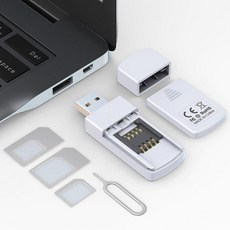 SIM 카드 어댑터 및 CAC 리더 밀리터리 2 in 1 SIM/CAC/IC/PIV/ID/ATR/접촉 칩 카드 밀리터리 스마트 DOD USB 공통 액세스 노트북 PC용 플, USB SIM Card Adapter