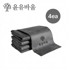 윤유바움 독일 기술 적용 2+2 마법의 유리행주 요술행주 하이테크 매직행주 청소용 걸레 주방행주 극세사 얼룩제거, 4세트