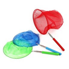 5단 길이조절 잠자리채 접이식 곤충채 어린이 캠핑용 벌레채 망사망, 그린