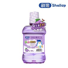 刷樂 兒童含氟漱口水 500ml 防蛀修護漱口水 兒童漱口水 6183 青蘋果 草莓, 1個