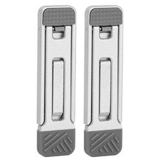 휴대 전화 태블릿용 미니 노트북 스탠드 금속 접이식 라이저 브래킷 미끄럼 방지 스탠드 패드 자체 접착 보이지 않는 거치대, 2) 2pcs, 2pcs