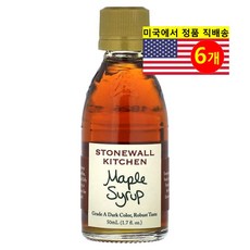 Stonewall Kitchen 커피 각종 디저트 요리용 무설탕 건강 감미료 메이플 시럽 50ml 2개, 6개