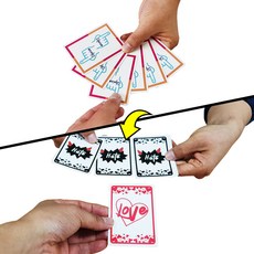 JL매직 선택한 카드만 바뀌는 마술 어린이 방과후 마술 카드마술, 1개