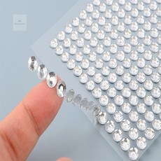 비즈스티커 큐빅보석스티커, 보라색