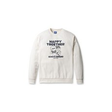 폴햄 남성 더블니트 어프어프x코숏 세미오버핏 맨투맨 PHG1TR1010 PZC729 NNQ317