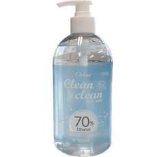 향기나라 오릭스 클린앤클린520(에탄올70%) 손소독제, 2개, 520ml