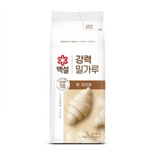 백설 강력 밀가루, 1kg, 1개